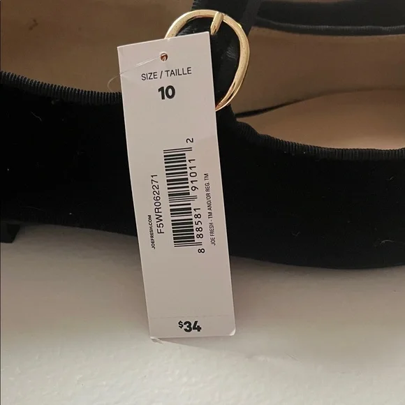 Joe Fresh Black Mary Jane Flats - Picture 2 of 2